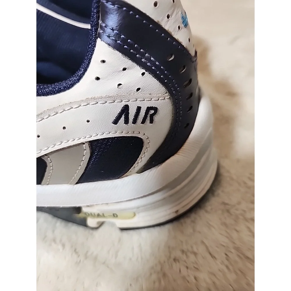 Nike Air‎ 2006 Vintage Mens 10.5 Navy White Silver Running Shoes 313648-401